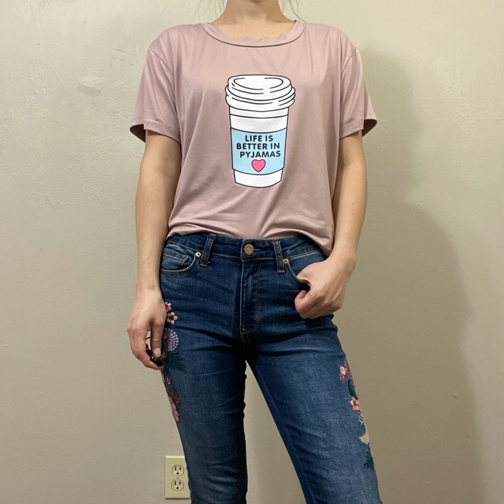 Life is better in pajamas shirt